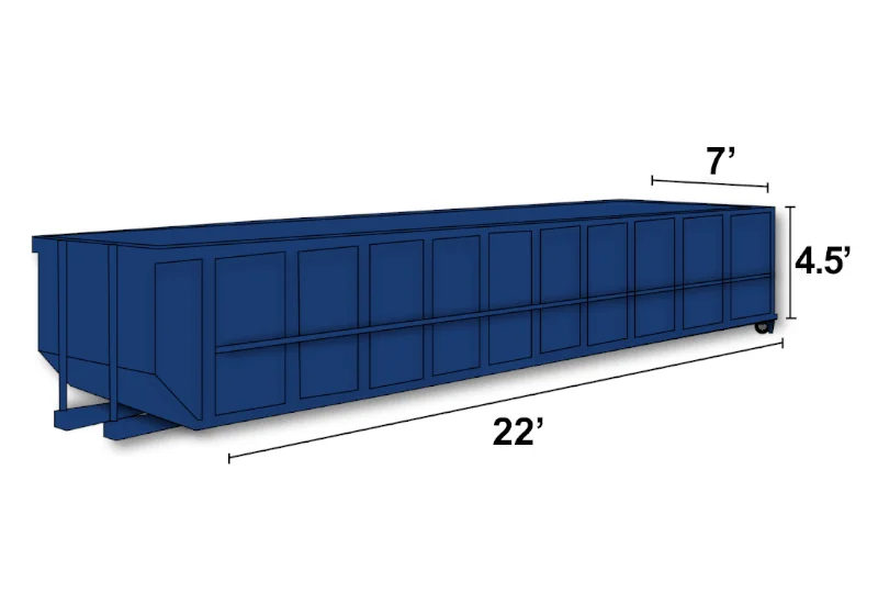 20-yard rolloff dumpster rentals