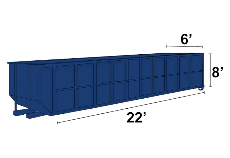 40-yard rolloff dumpster rentals