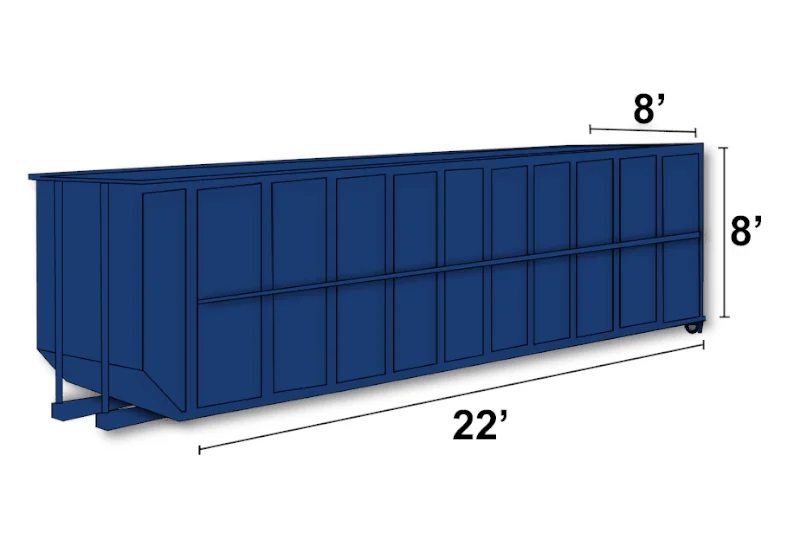 40-yard rolloff dumpster rentals