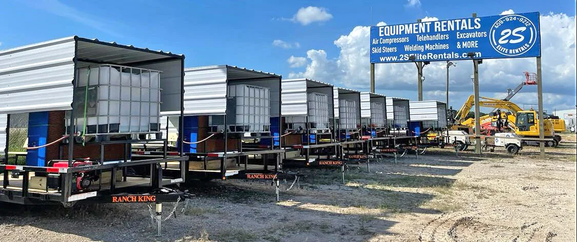 Rolloff rental equipment Cooling Trailers
