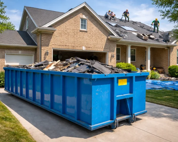rolloff equipment rentals for roofing